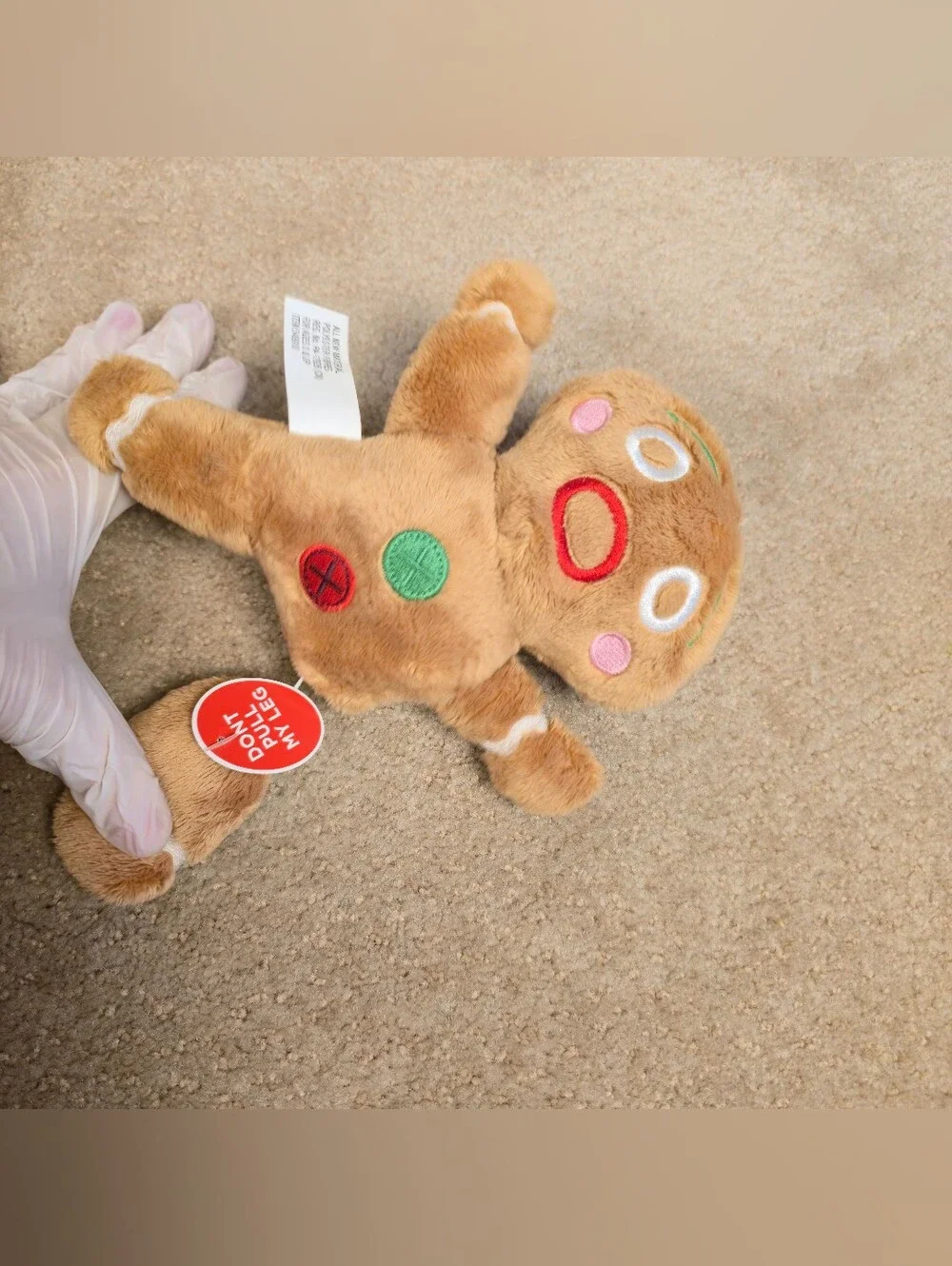 Cvs Gingerbread Man Occasions Gingerbread Man Pull Leg String Talking Plush